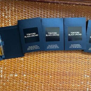 5 Tom Ford Black Orchid Fragrance samples . 1.5 ml each